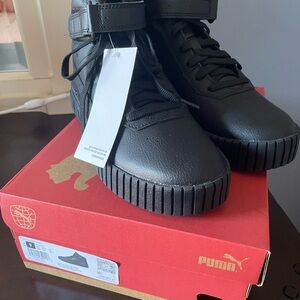 Puma Carina 2.0 Mid Black Sneakers